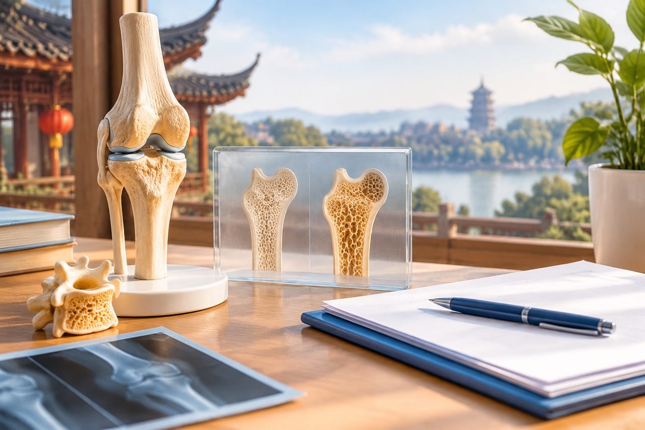 Editorial illustration: Bone Health Assessment in China: Provider Instructions Before the Appointment