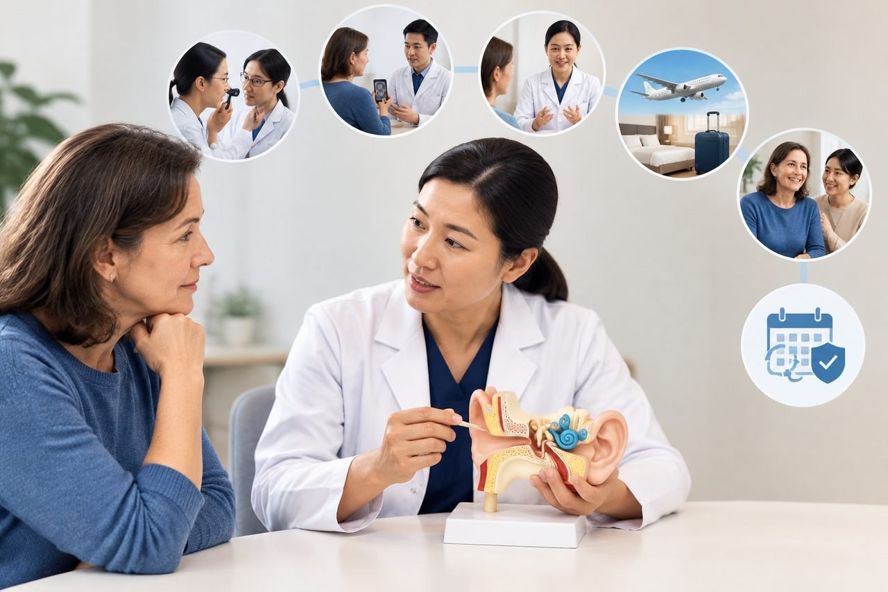 AI illustration: Planning Stapedotomy in China: When Should Travel Dates Be Confirmed?