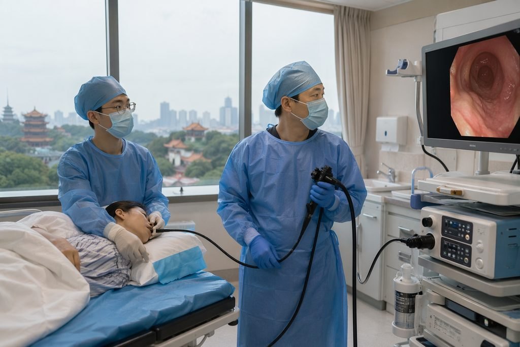 Editorial illustration: Gastroscopy and Upper Endoscopy in China: Communicating With Your Home Medical Team