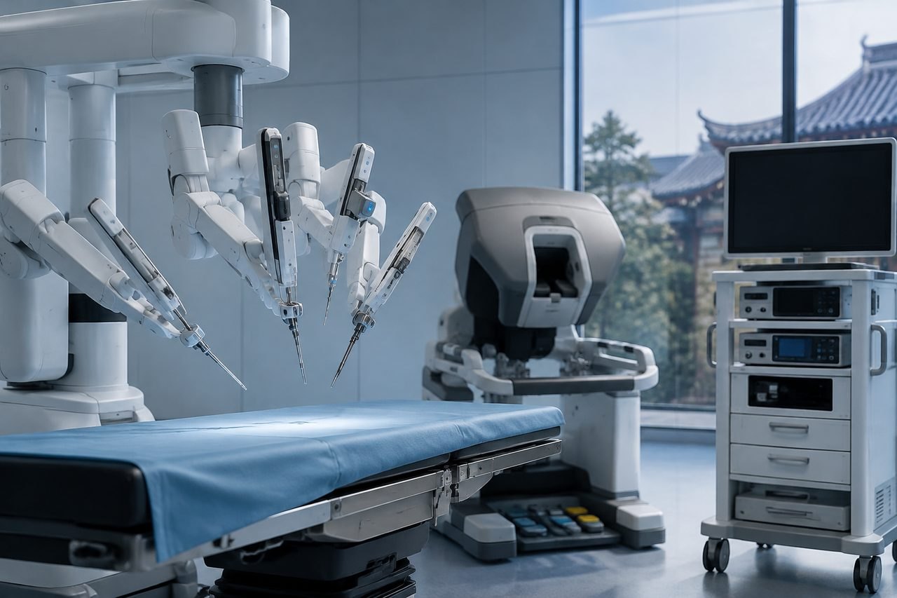 Editorial illustration: Robotic Chest Surgery in China: Preparing for the First In-Person Discussion