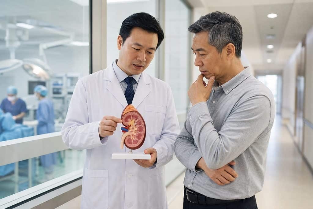 Editorial illustration: Partial Nephrectomy in China: What to Do When Records Are Missing