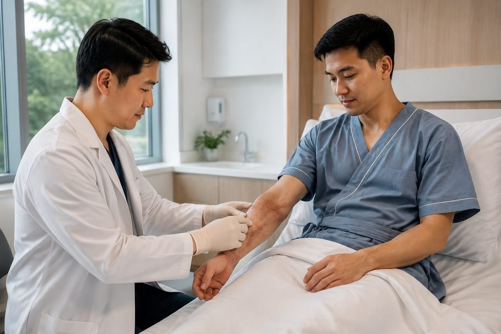 Editorial illustration: Considering Burn Scar Surgery in China: Questions About Function and Appearance