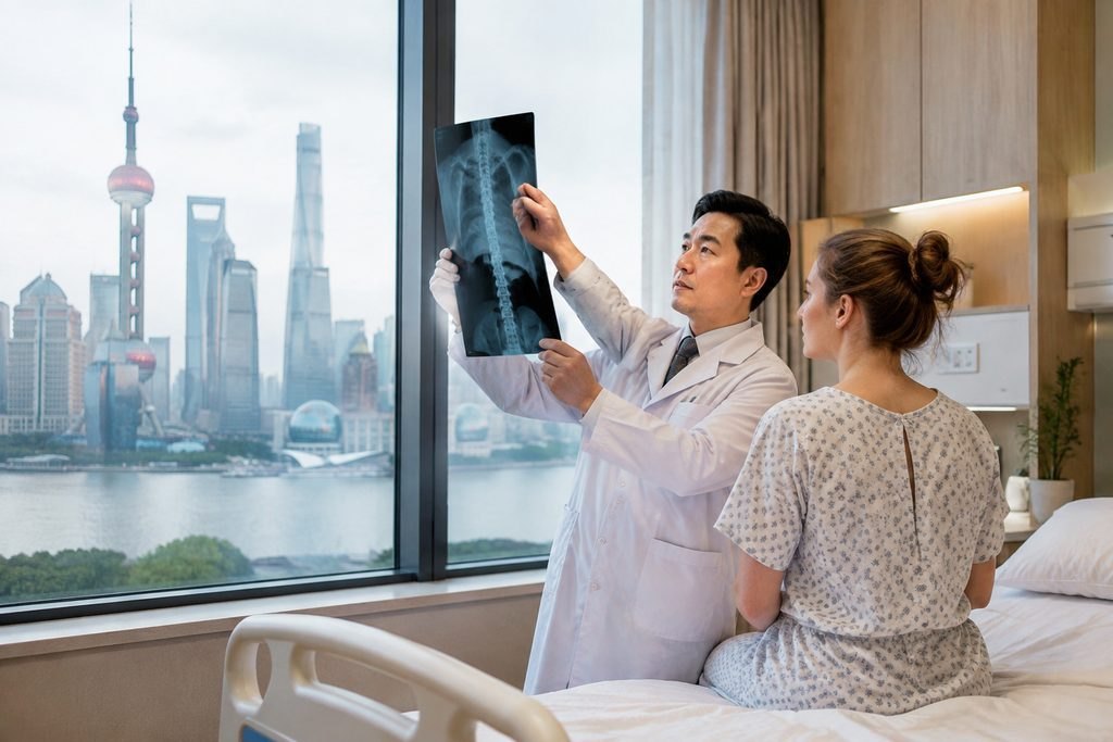 Editorial illustration: Adult Scoliosis Care in China: Questions About Long-Term Follow-Up