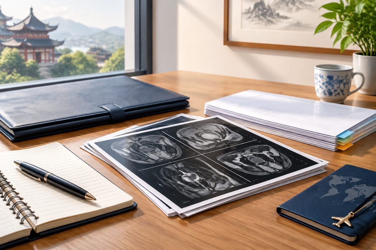 Editorial illustration: Diabetes Health Reviews in China: Sharing Results With Your Doctor at Home