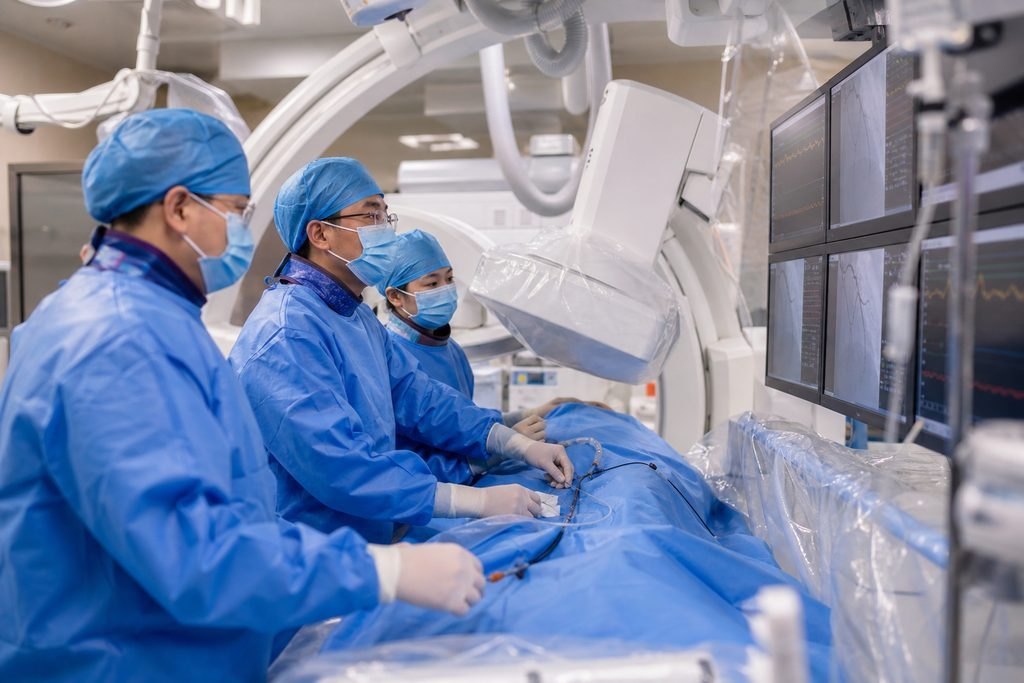 Editorial illustration: Cardiac Ablation in China: Separating Medical and Travel Timelines