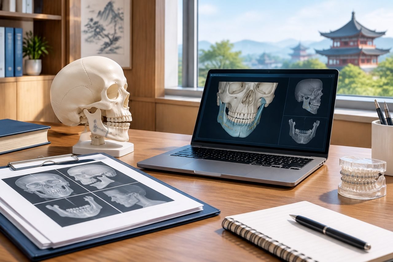 AI illustration: Planning Jaw Surgery in China When Your Orthodontist Is Abroad