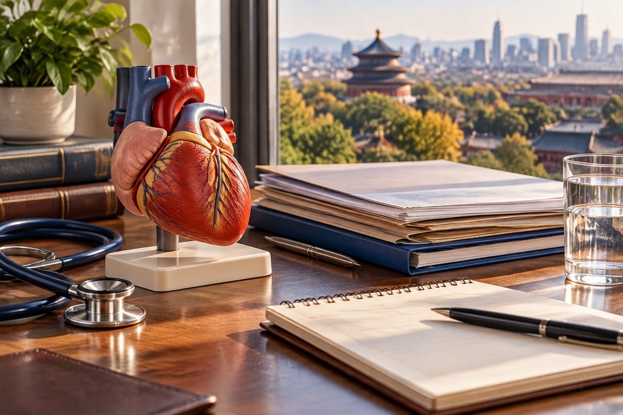 Editorial illustration: Coronary Artery Disease in China: What Missing Records Could Leave Unclear