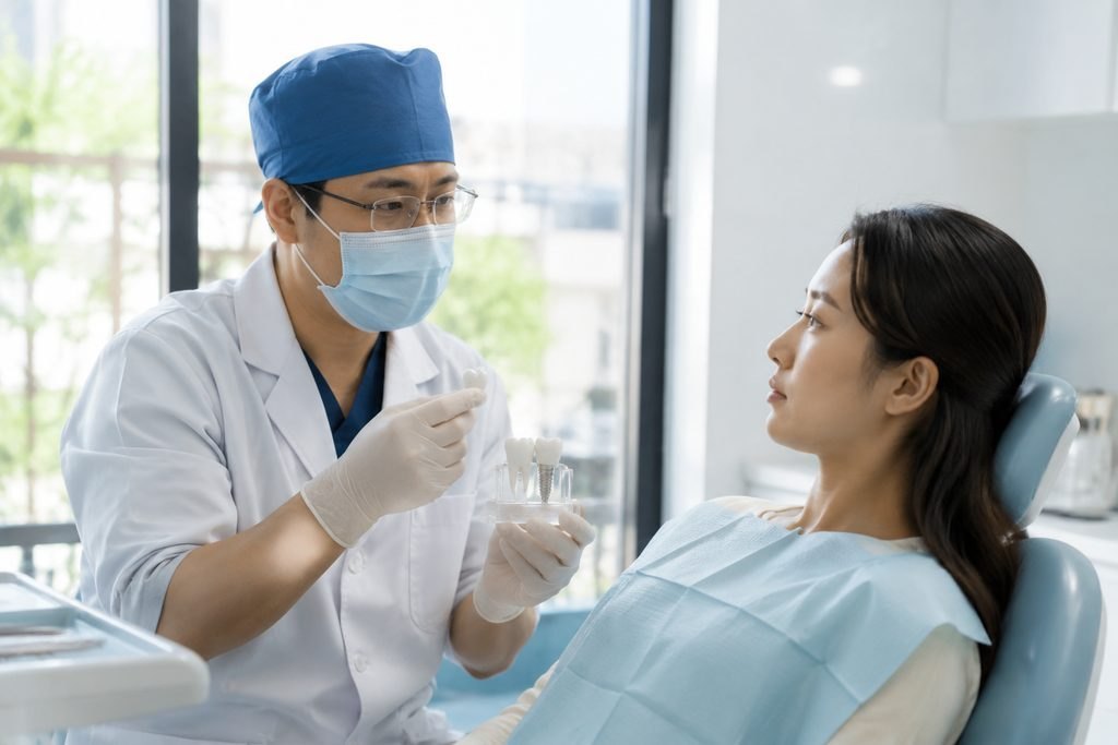 Editorial illustration: Dental Implants in China: Preparing for the First In-Person Discussion