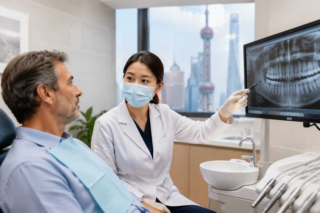 Editorial illustration: Full-Mouth Reconstruction in China: Preparing for the First In-Person Discussion