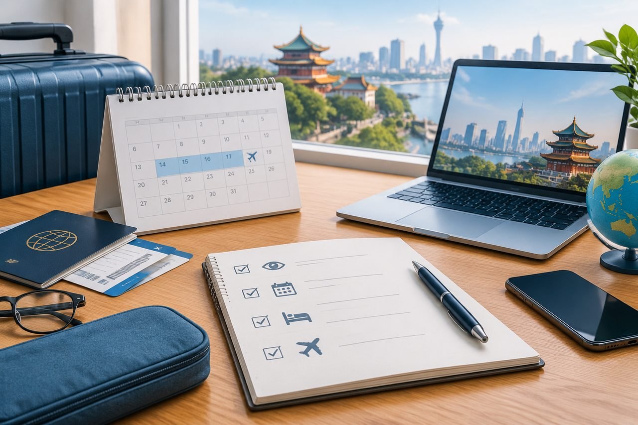 AI illustration: Planning Laser Eye Surgery in China When Your Trip Dates Are Fixed