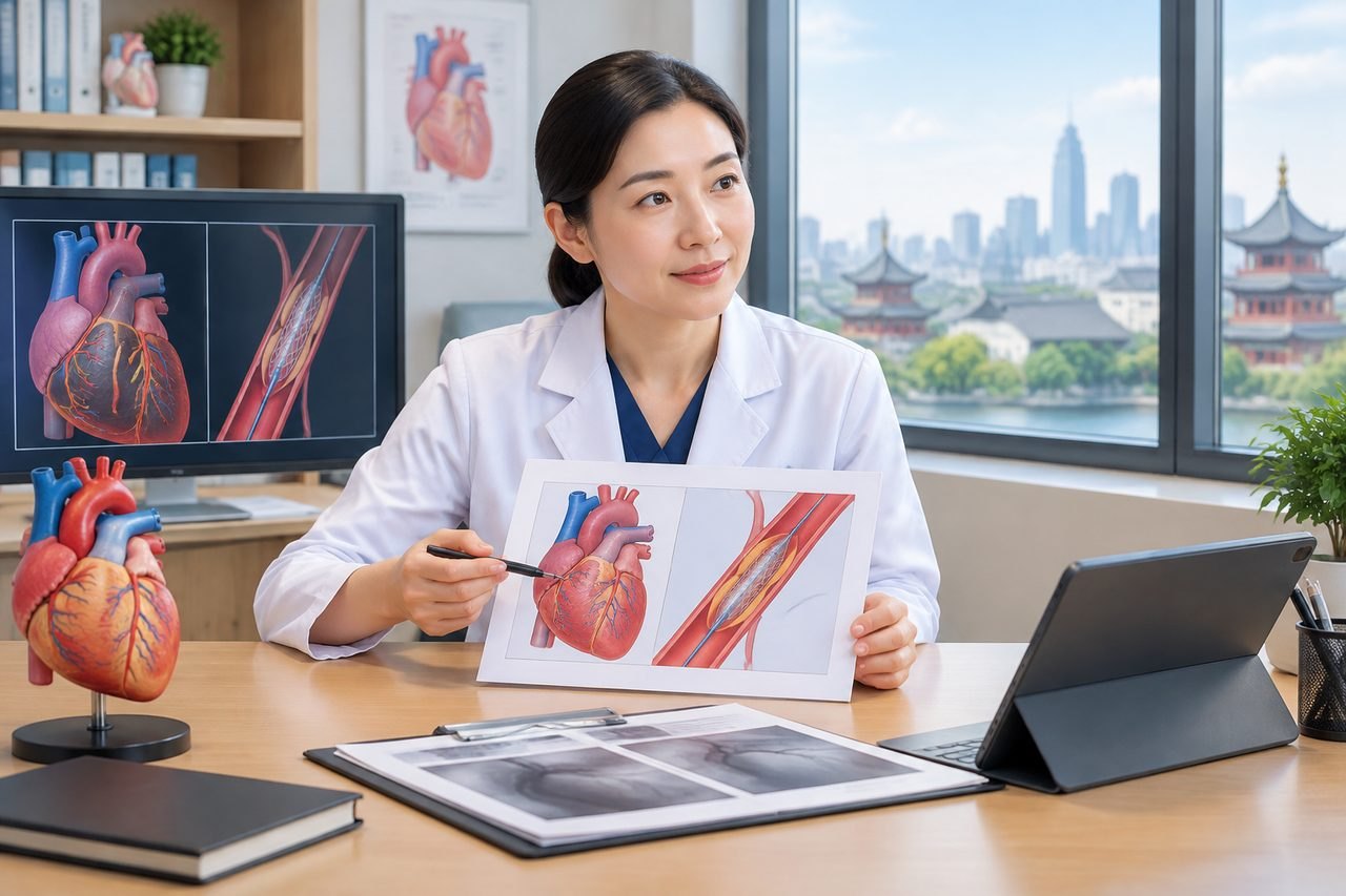 Editorial illustration: Coronary Artery Disease in China: Discussing Bypass and Catheter-based Options