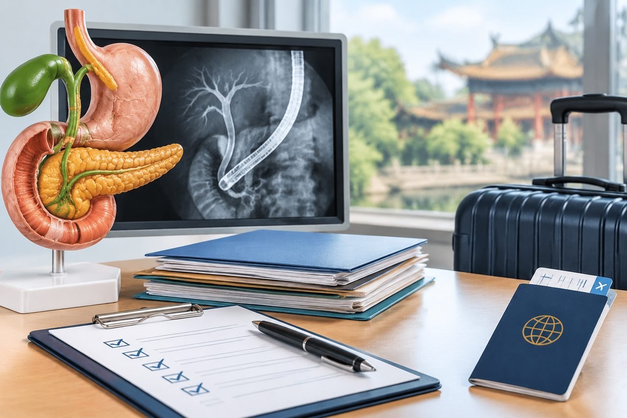 AI illustration: Planning an ERCP Visit in China: Questions Before Booking Travel