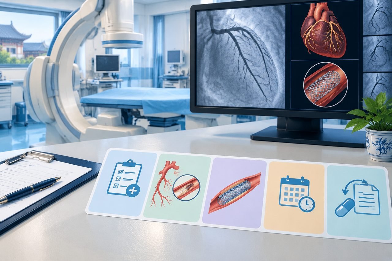 Editorial illustration: Coronary Angiography / PCI in China: When the Proposed Plan Changes