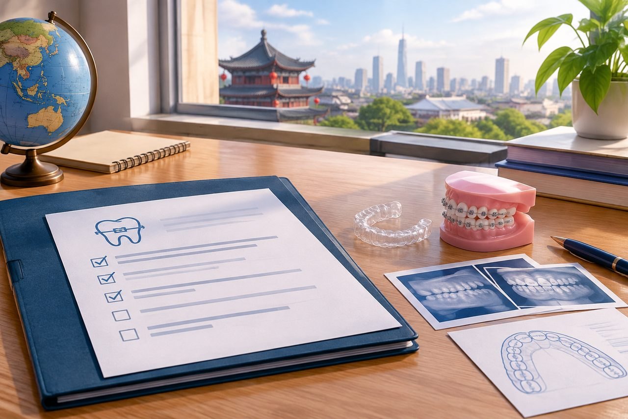Editorial illustration: Orthodontic Treatment in China: What to Do When Records Are Missing