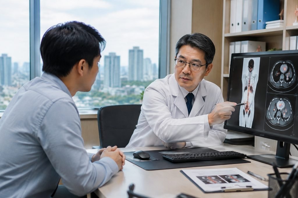 Editorial illustration: Hodgkin Lymphoma in China: Which Questions Require an In-Person Assessment?