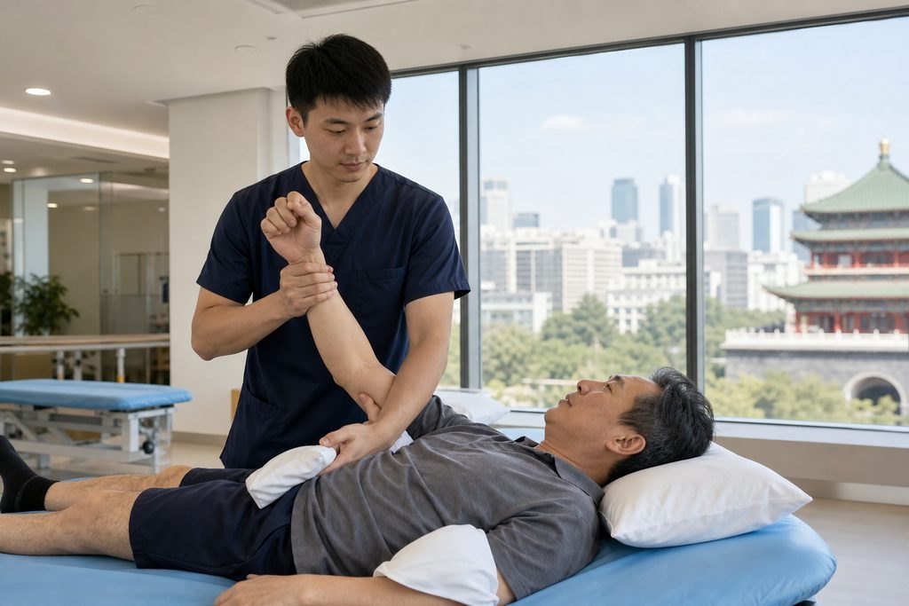 Editorial illustration: Rotator Cuff Tear Care in China: What the Diagnosis Report Should Clarify