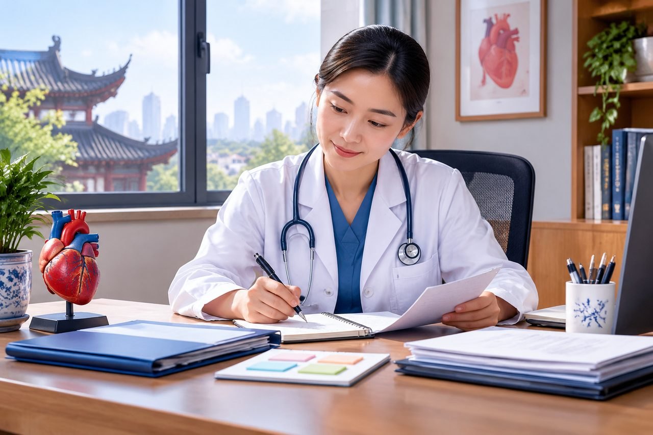 Editorial illustration: Heart Failure Care in China: Preparing for the First In-Person Discussion