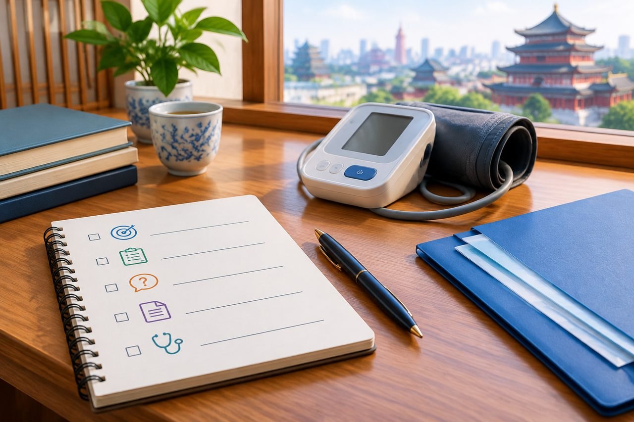Editorial illustration: Blood Pressure Assessment in China: Preparing Questions for the Clinician