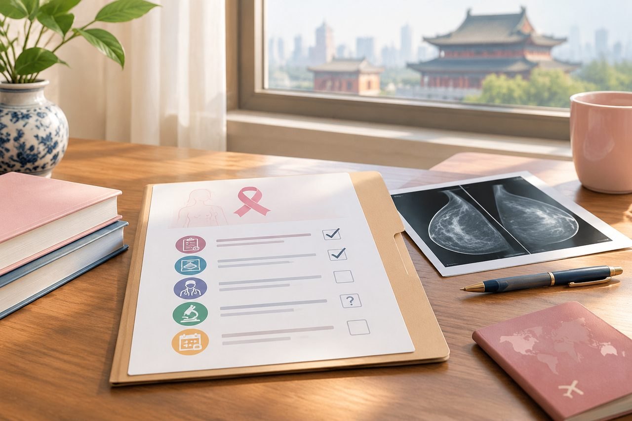 Editorial illustration: Breast Screening in China: Package Price and Additional Charges