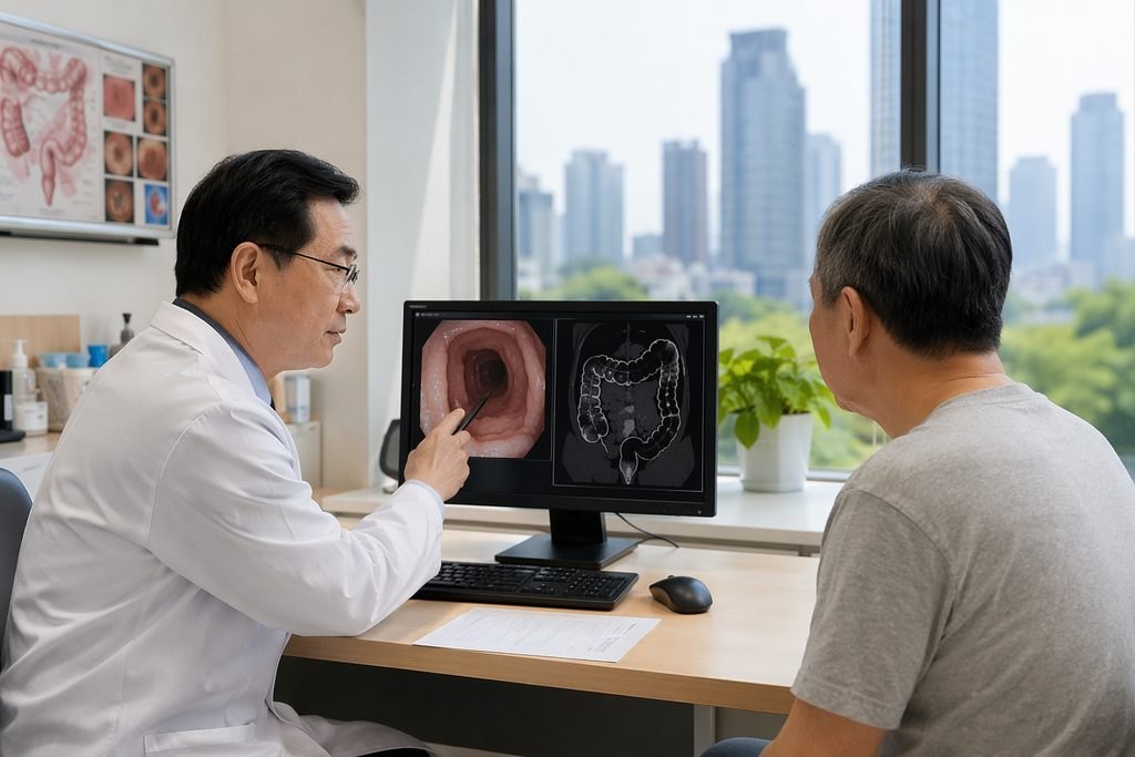 Editorial illustration: Colonoscopy in China: Comparing Itemised Hospital Quotes