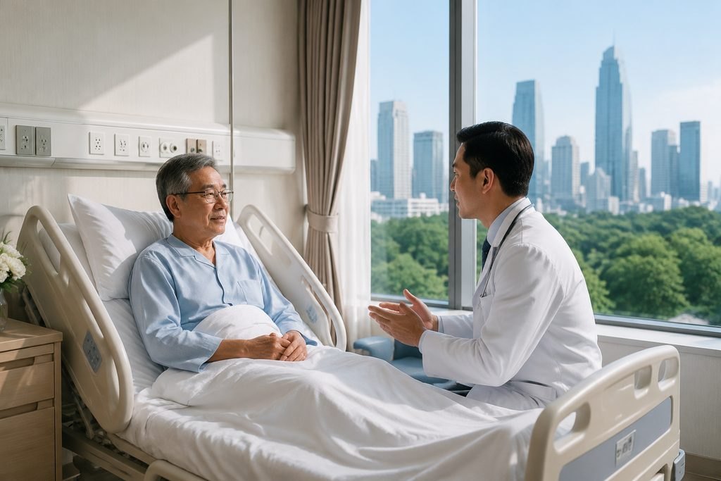 Editorial illustration: HoLEP Prostate Surgery in China: Obtaining a Written Follow-Up Plan