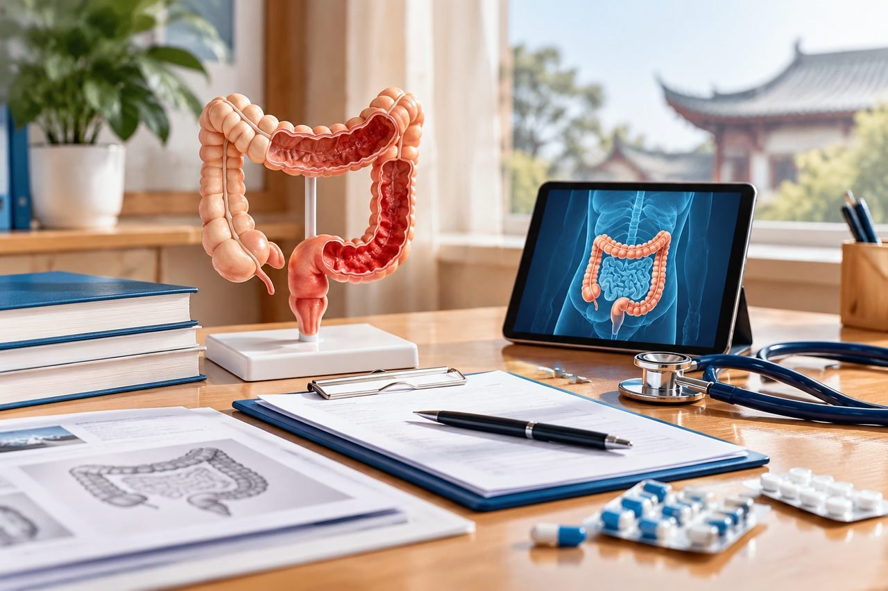 Editorial illustration: IBD Treatment in China: Discussing Continuing-care Needs