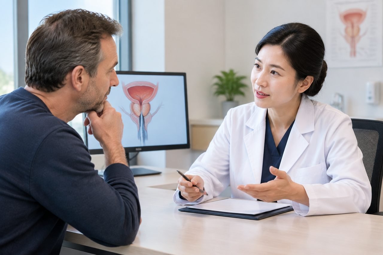 AI illustration: HoLEP Costs in China: What Should a Prostate Surgery Estimate Explain?
