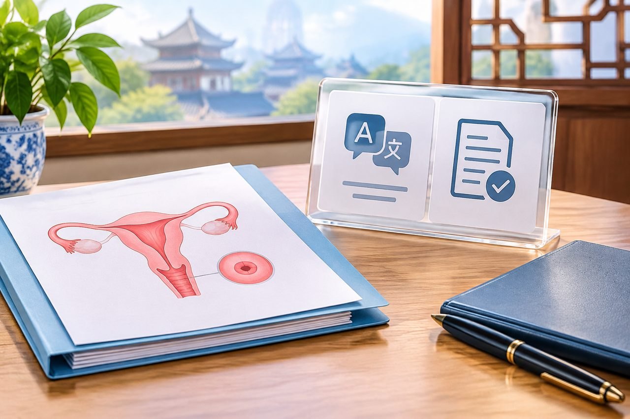 Editorial illustration: Cervical Screening in China: English Interpretation and Written Reports