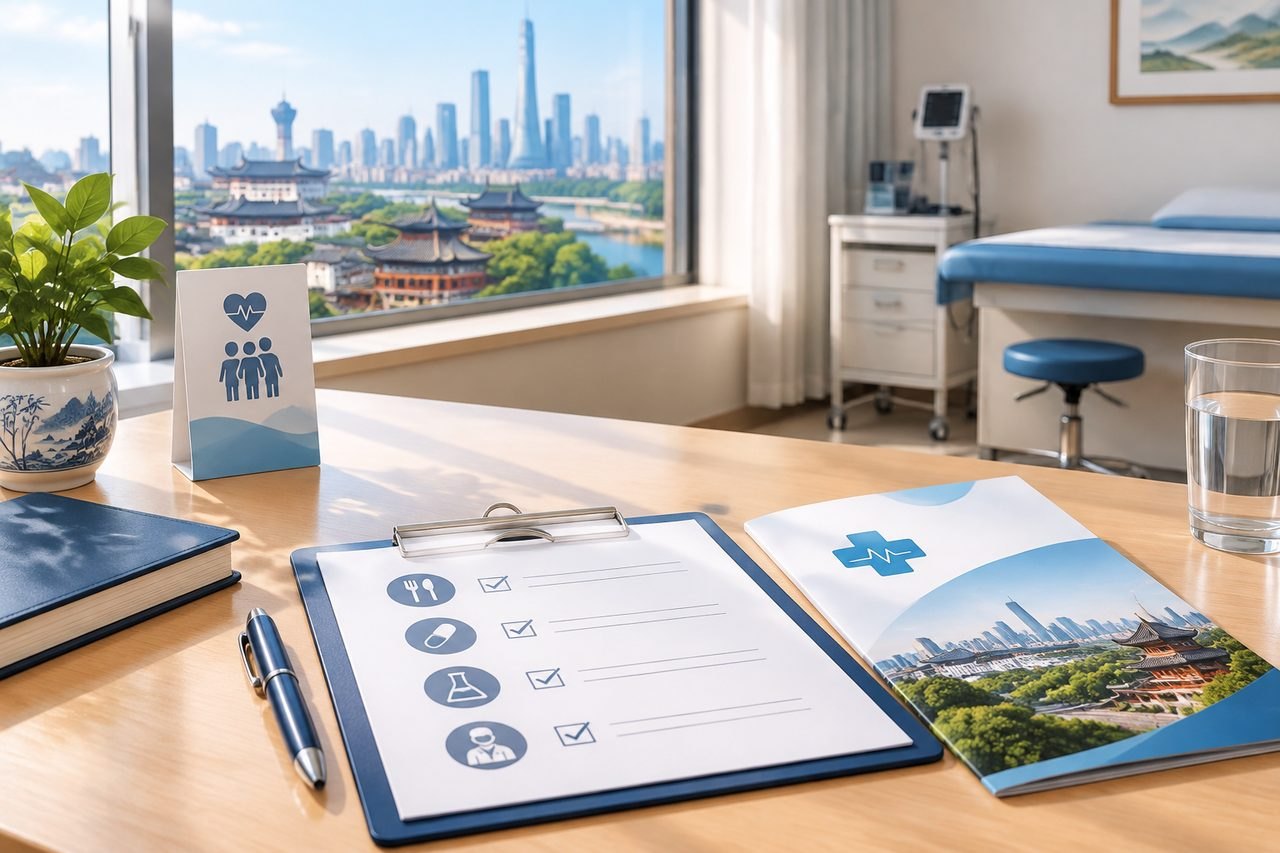 Editorial illustration: Family Health Checkups in China: Provider Instructions Before the Appointment
