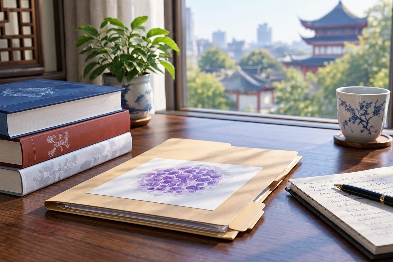 Editorial illustration: Diffuse Large B-Cell Lymphoma in China: What Missing Records Could Leave Unclear