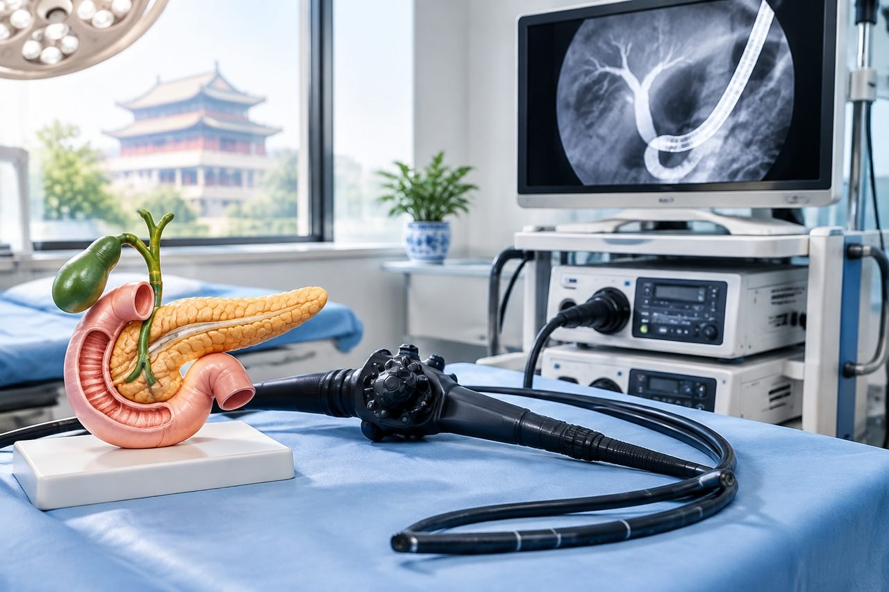 AI illustration: Considering ERCP in China: What Is the Intended Treatment Goal?