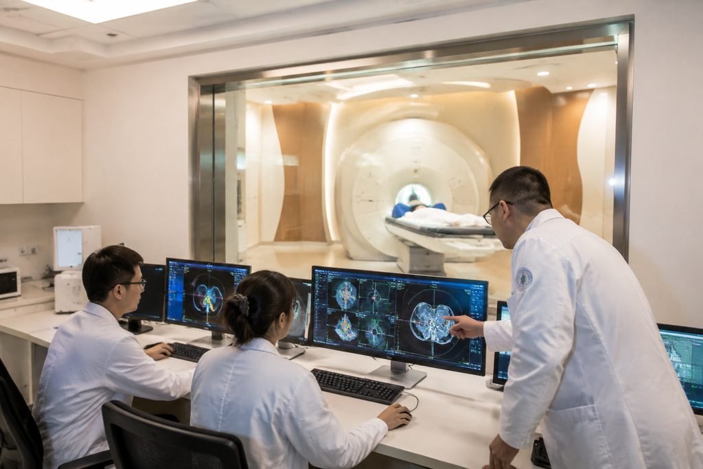 AI illustration: Proton or Photon Radiotherapy in China: Questions About the Recommendation