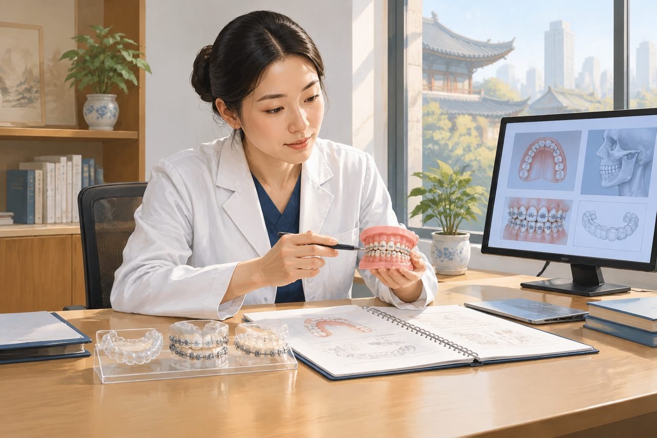Editorial illustration: Orthodontic Treatment in China: Questions About Risks and Alternatives