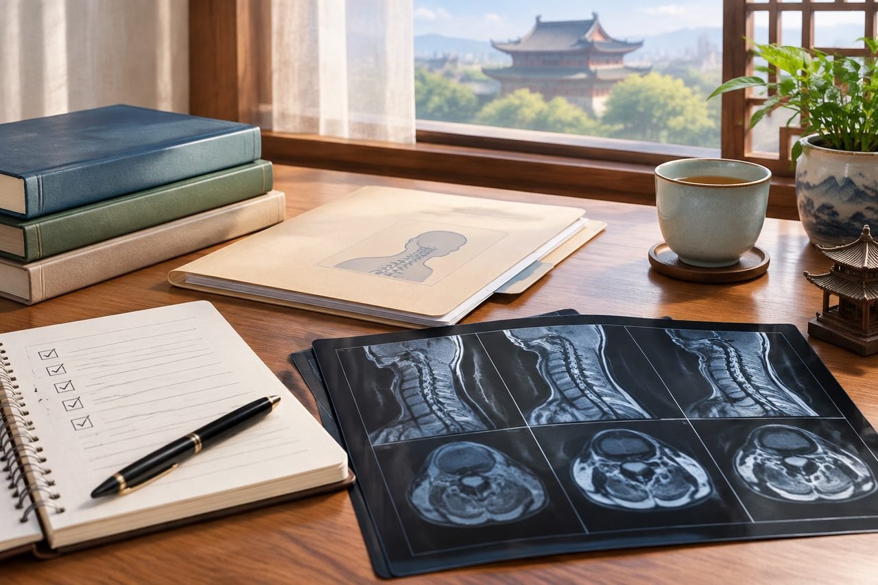 Editorial illustration: Cervical Radiculopathy in China: Reviewing Symptoms and Neck Imaging
