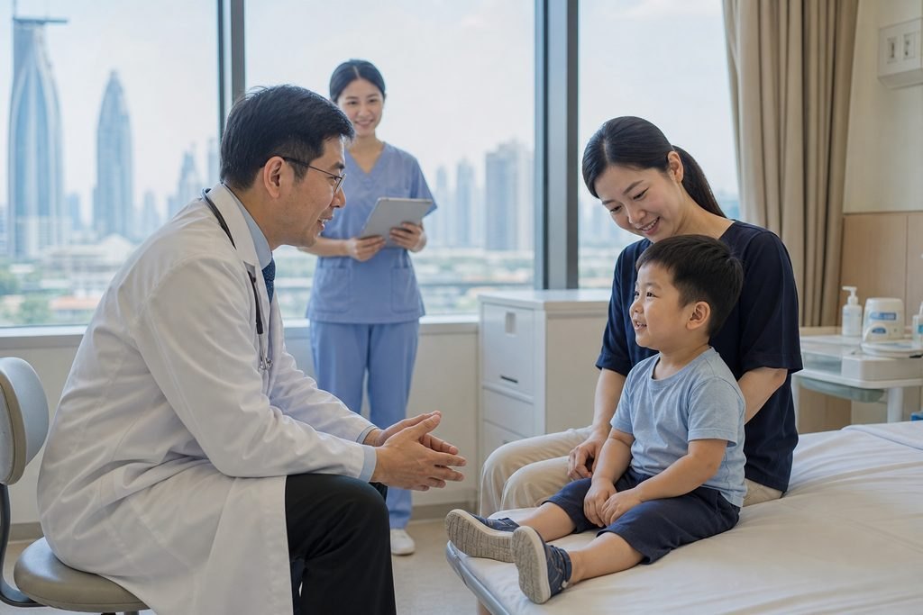 Editorial illustration: Limb Lengthening in China: Charges Outside the Initial Estimate