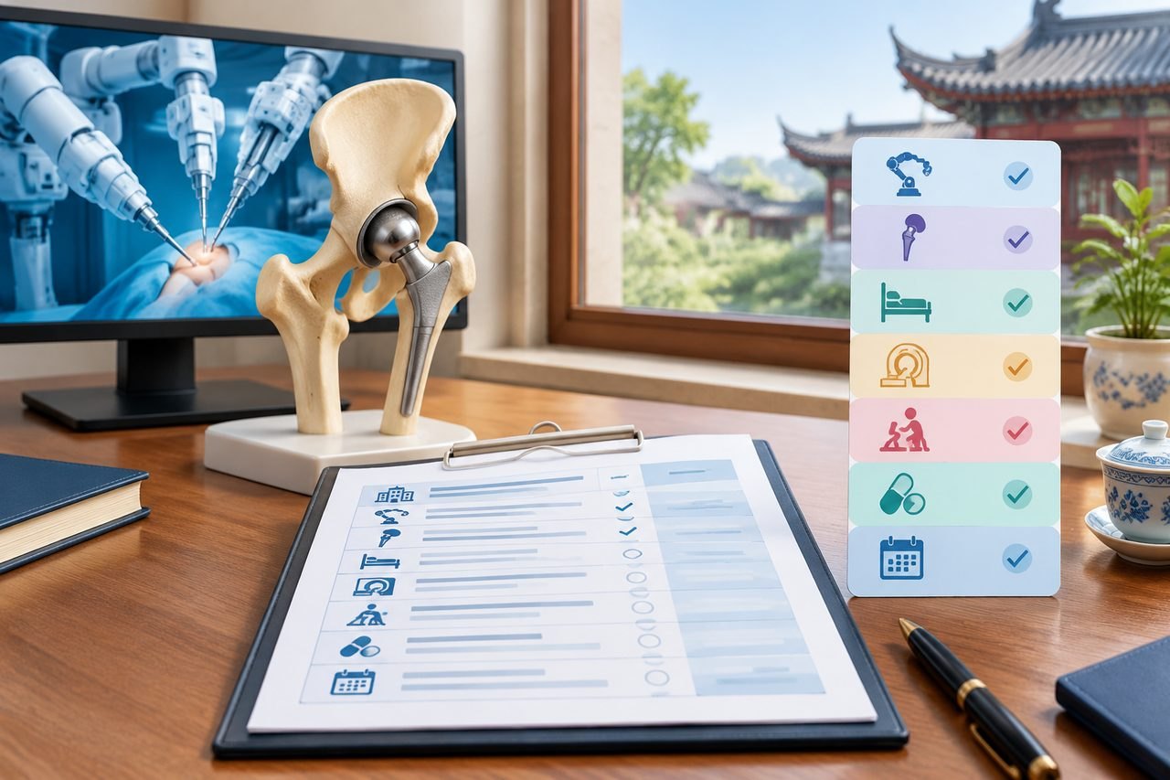 Editorial illustration: Robotic Hip Replacement in China: Charges Outside the Initial Estimate