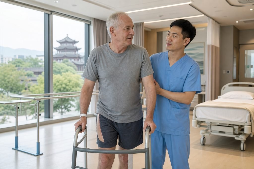 Editorial illustration: Total Hip Replacement in China: Preparing for the First In-Person Discussion