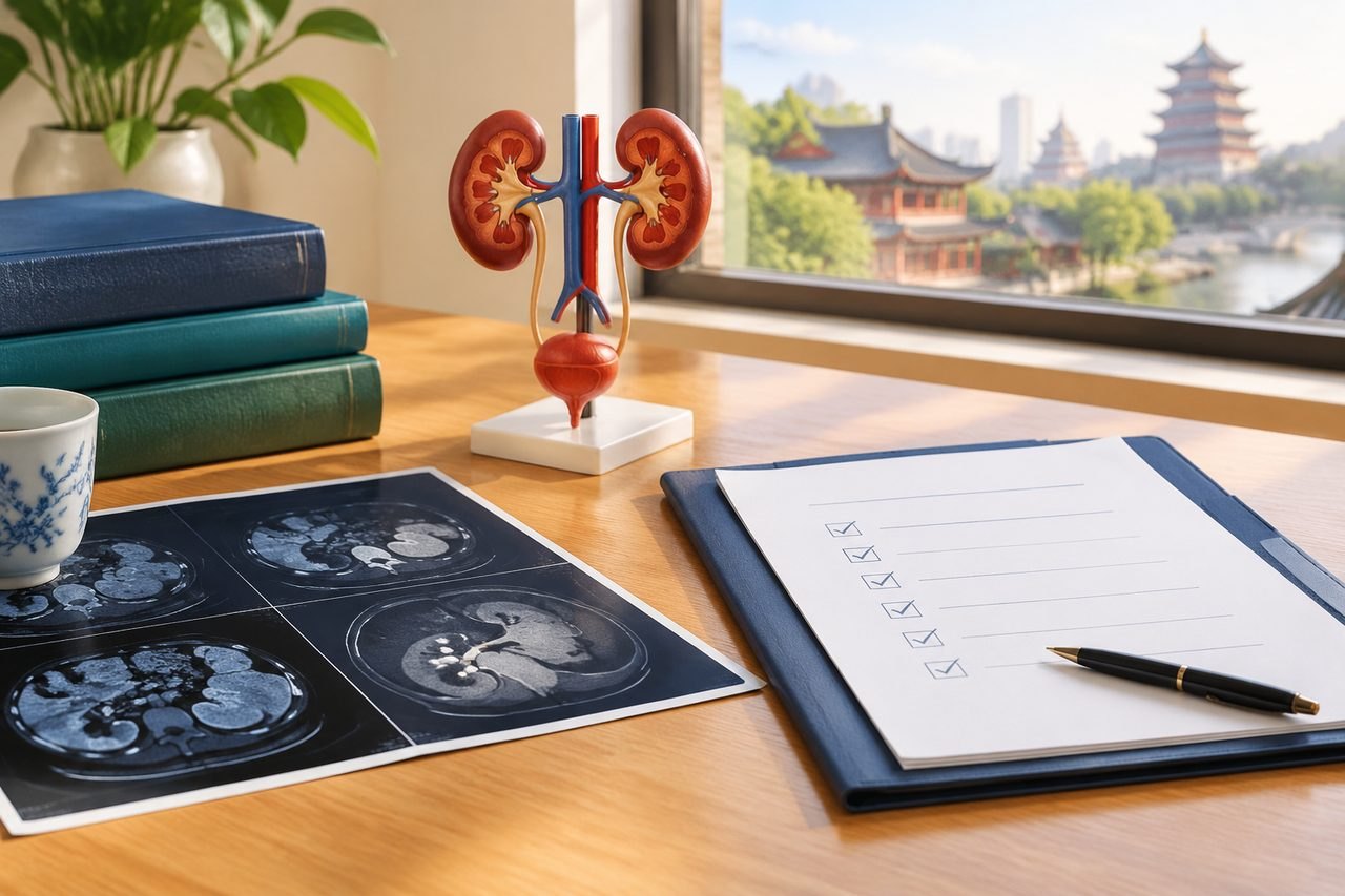 Editorial illustration: Kidney Stones in China: What an MDT Discussion Needs to Answer