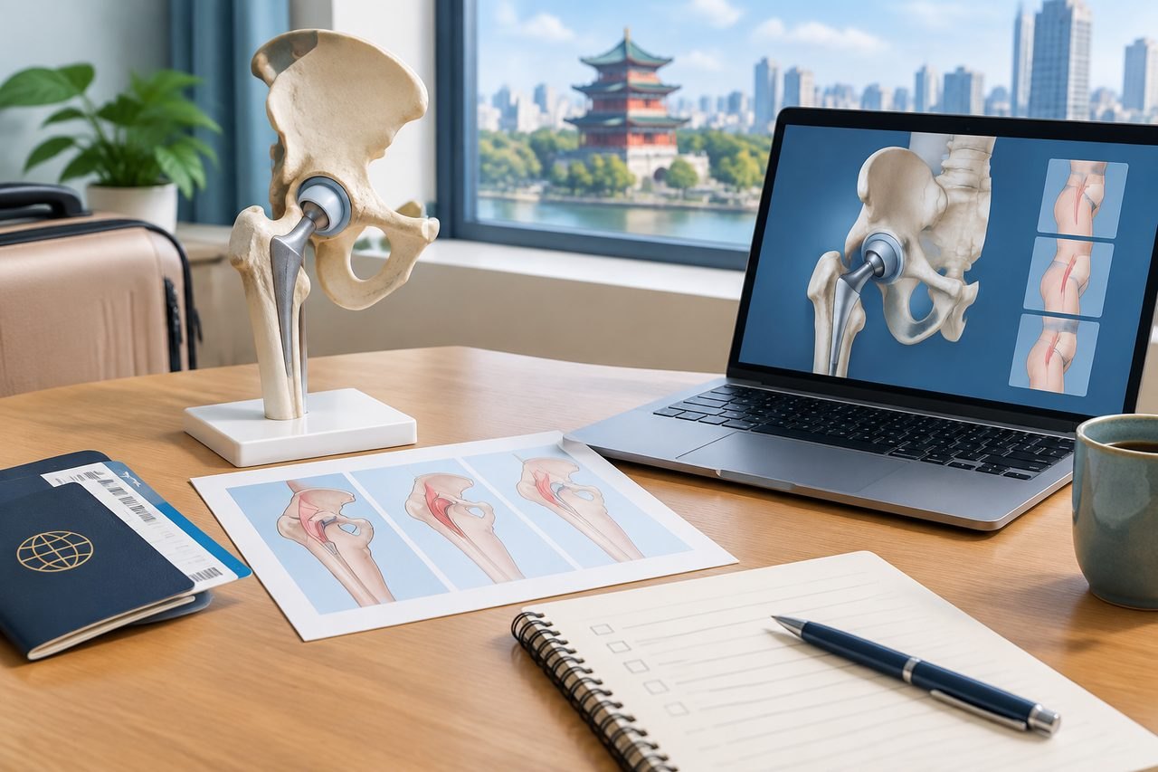 AI illustration: Anterior Hip Replacement in China: Is the Approach Suitable for Me?