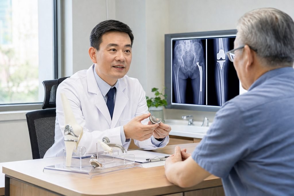 Editorial illustration: Revision Hip Replacement in China: Obtaining a Written Follow-Up Plan
