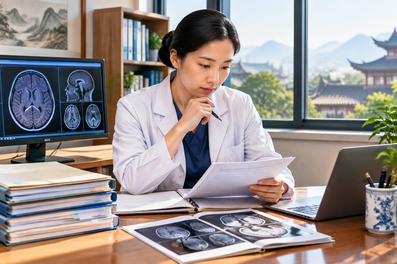 Editorial illustration: Recurrent Brain Tumor in China: Discussing Another Intervention
