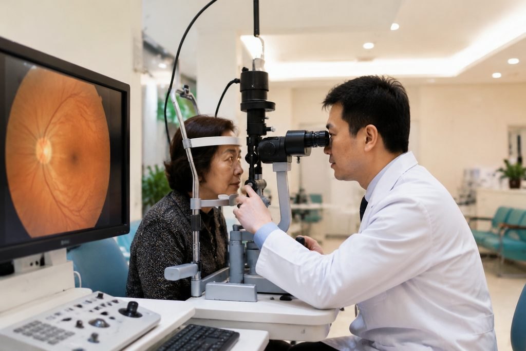Editorial illustration: Diabetic Retinopathy Care in China: Preparing for the First In-Person Discussion