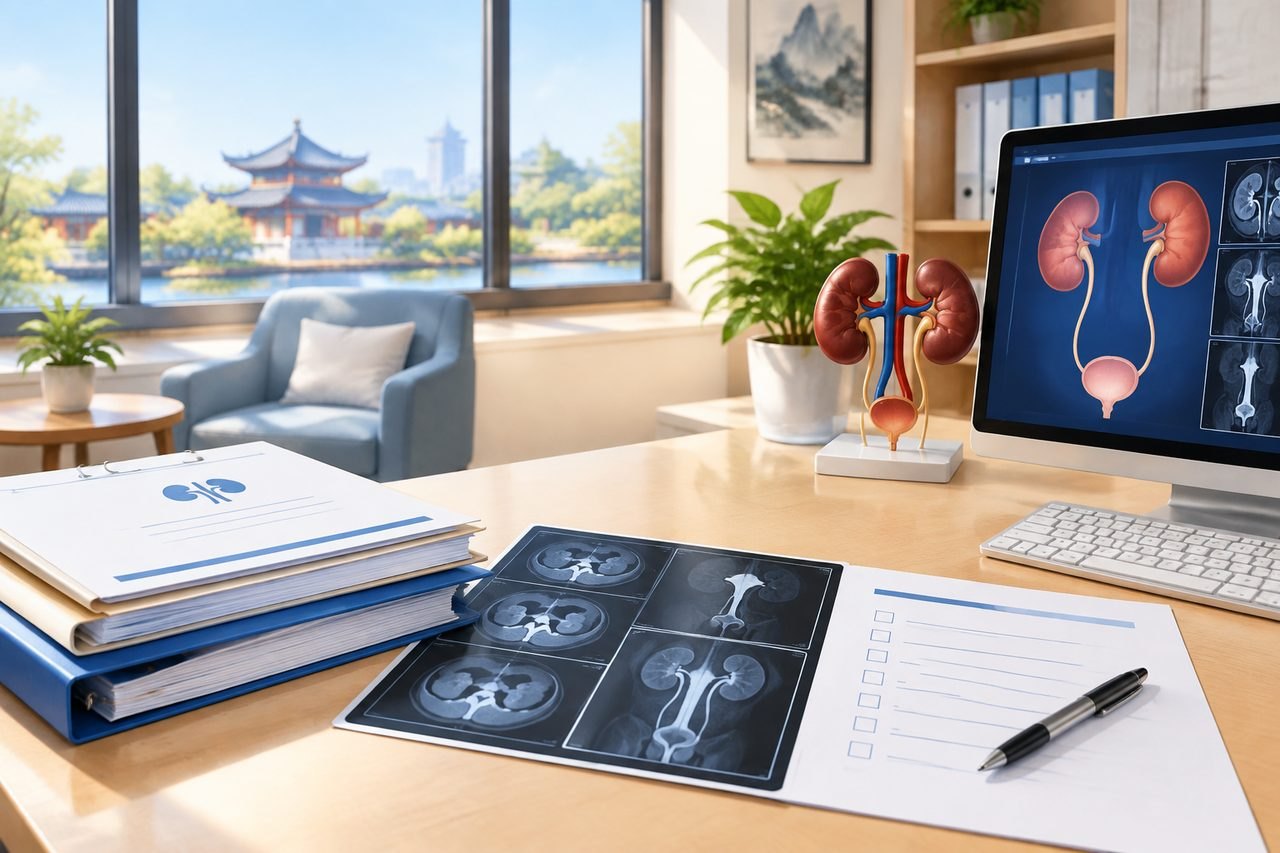 AI illustration: After Lithotripsy in China: Who Checks for Remaining Stones?