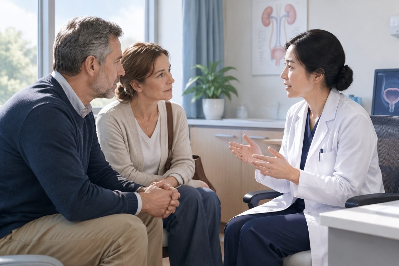 AI illustration: HoLEP in China: Preparing Your Urinary History and Previous Test Results