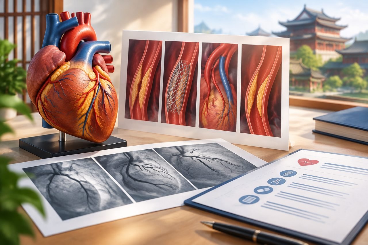 Editorial illustration: Coronary Artery Disease Care in China: What the Diagnosis Report Should Clarify