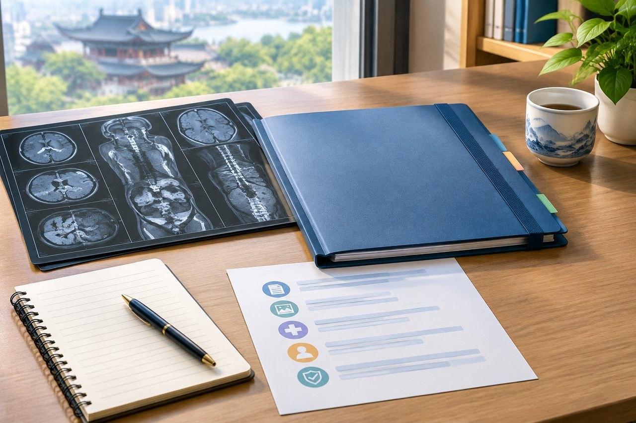 Editorial illustration: Whole-Body MRI Enquiries in China: Sharing Results With Your Doctor at Home