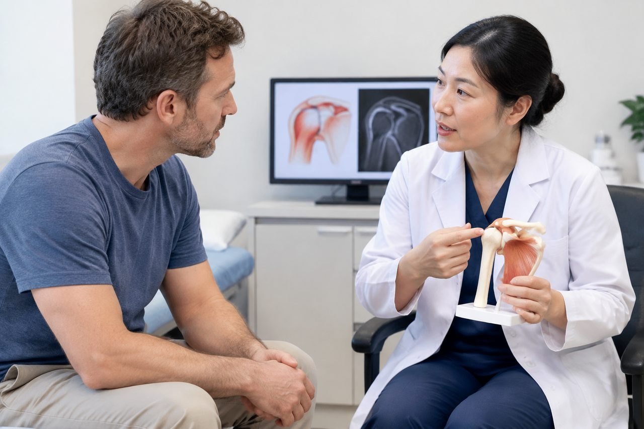 AI illustration: Rotator Cuff Surgery Costs in China: Clarifying Repair and Additional Procedures