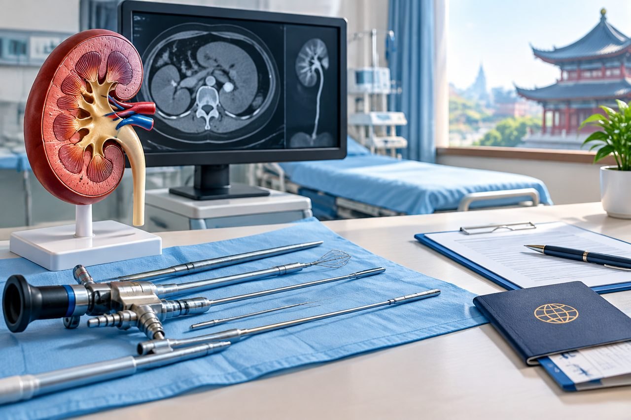AI illustration: PCNL Costs in China: Does the Estimate Allow for Staged Treatment?