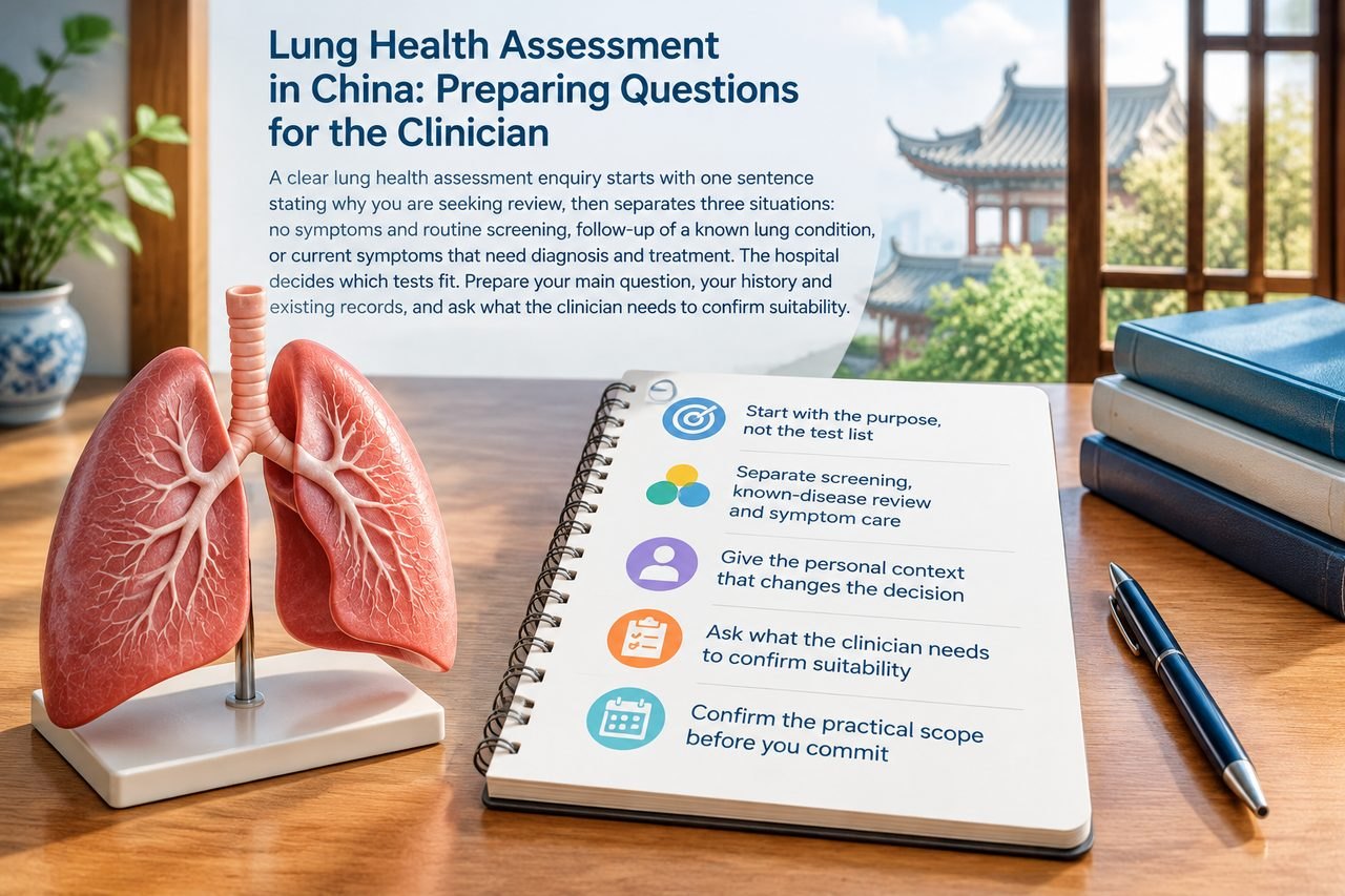 Editorial illustration: Lung Health Assessment in China: Preparing Questions for the Clinician