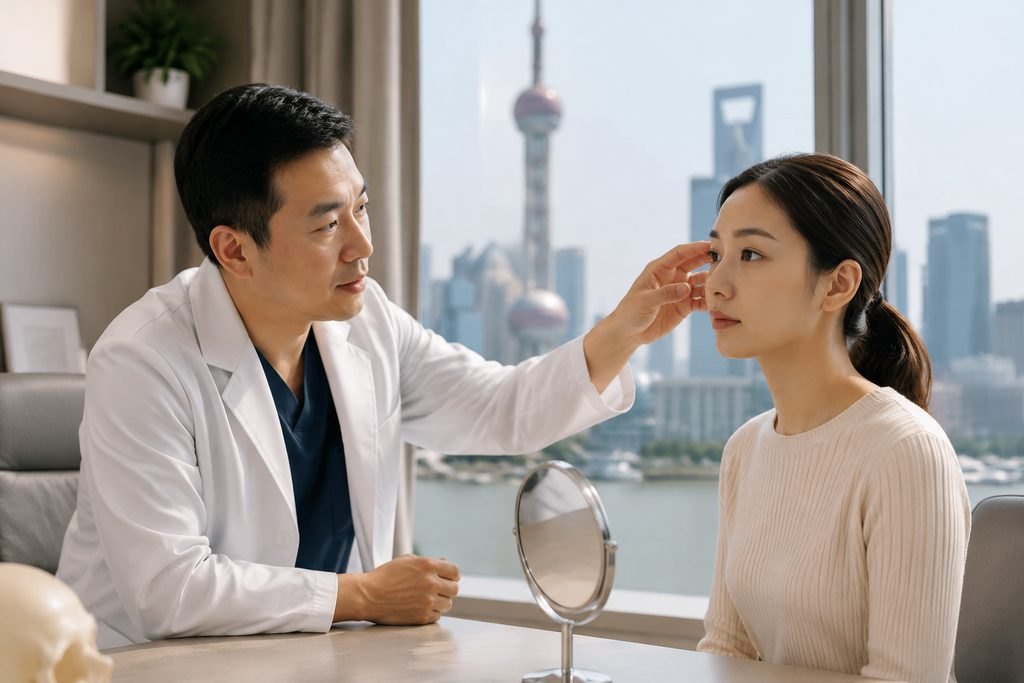 Editorial illustration: Eyelid Surgery in China: The Role of Previous Treatment Results
